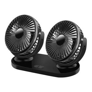 Enraco Çift Başlıklı Araç Fanı Oto Fan Vantilatör 12V 24V